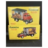 (2) Remington Diecast Toy Trucks