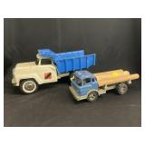 (2) Hubley Toy Trucks