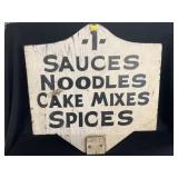 Double Sided Wood Sign