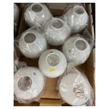 (8) New Glass Lamp Shades