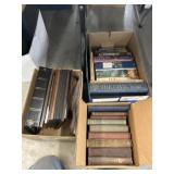 (3) Boxes of Books and Photo Frames