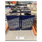 Overseas Shipping Tins