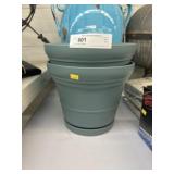 (2) Pottery Planters