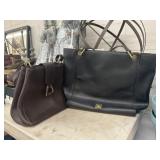 Ralph Lauren and Lancel Leather Handbags