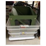 (3) Storage Totes with Lids
