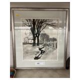 Framed Patterson Block Print
