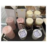 New Pillar Candles