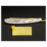 German Gold Plated Straight Razor