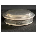 English Silver Trinket Box