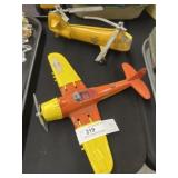 Hubley Toy Airplane with Helicopter
