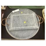 (2) Stoneware Baking Pans