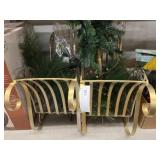 (2) Decorative Metal Sleighs
