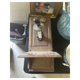 Incomplete Oak Wall Phone