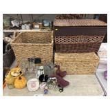 Wicker Storage Boxes, Home Decor