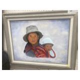 Fran Howard Framed Oil On Board