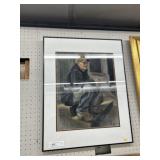 Russell Framed Pencil Sketch