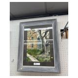 Marian Canfield Framed Watercolor