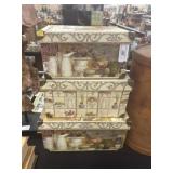 (3) Graduated Storage Boxes