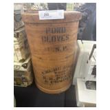 Large Wood Spice Canister