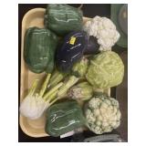 Glazed Pottery Vegetables
