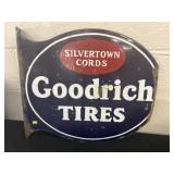 Double Sided Enameled Porcelain Goodrich Sign