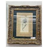 Gilt Framed Floral Print