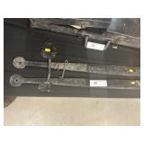 (2) Wrought Iron Hinges