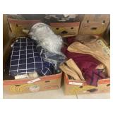 (3) Boxes of Ladies Clothing, Table Pads