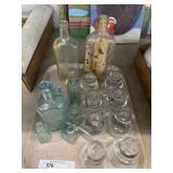 Pharmaceutical Bottles with Candlesticks