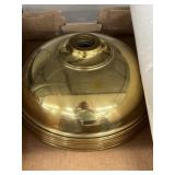 (8) Brass Lamp Shades