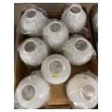 (8) New Glass Lamp Shades