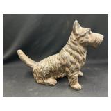 Cast Metal Seated Dog