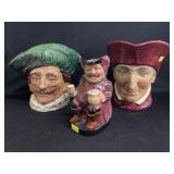 (3) Royal Doulton Toby Jugs