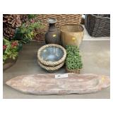 Pottery Planters, Artificial Plants, Home Decor