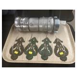 Fire Hose Couplets, Letter Holders