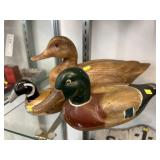 (3) Machine Carved Duck Decoys