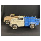 (2) Hubley Toy Trucks