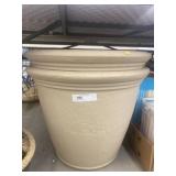 (2) Large Plastic Planters