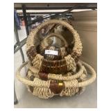 (4) Woven Baskets