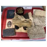 Marbles, Tin Type Photos, Lace