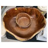 Carved and Turned Wood Bowls