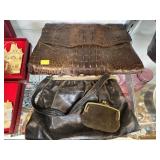 Alligator Skin and Vintage Handbags
