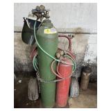 Torch Cutting w/ O2 & Acetylene Tanks