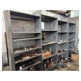 Double Sided Heavy Duty Storage Shelf w/ End Cap