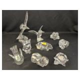 Crystal Animal Figurines