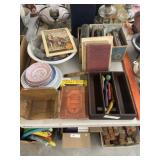 Antique Books, Cutlery Tray, Primitives
