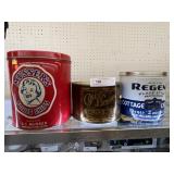 (3) Advertising Tins
