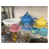 Pyrex Serving Bowl with Fiestaware