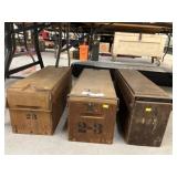 (3) Wooden Cigar Molds
