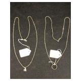 14K Necklace with Charm